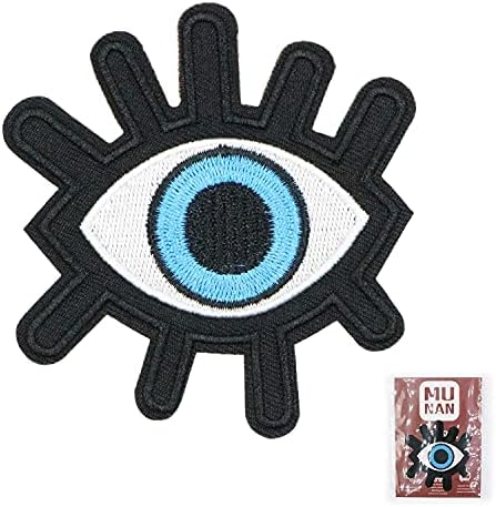 Retro Big Eyes Patch vezene aplikacije za šištanje na šinu grb