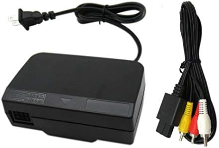 Oprema za video igre AC Adapter Power Sopply & AV kabl za kabl za Nintendo N64 Bundle