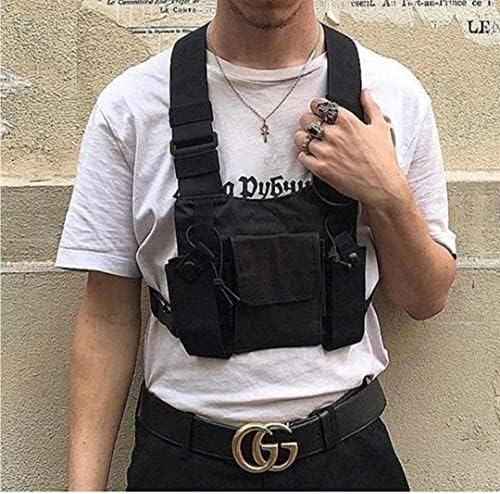 Torba za rub za prsa muškarci Torbe na ramenu Hip Hop Streetwear Podesivi paketi za struk Stvari kabelska sportska