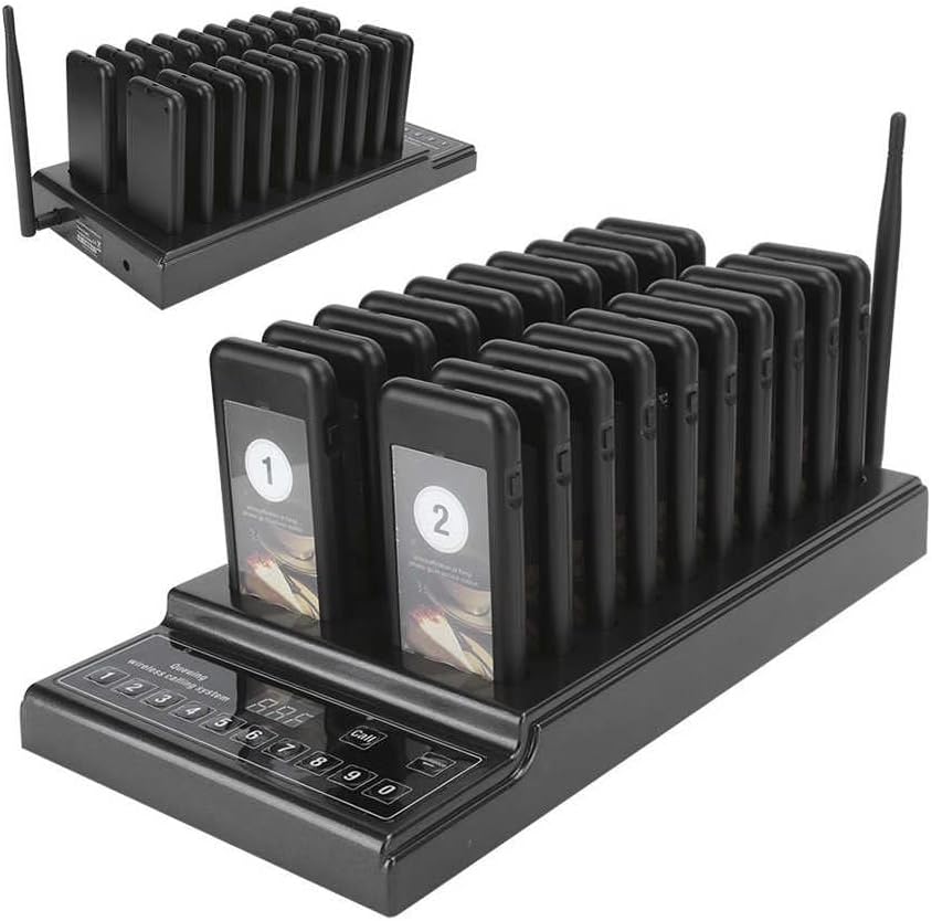 XXXDXDP Wireless Restoran Konobar servis za pozivanje 999-kanal 20 pejzači tastature