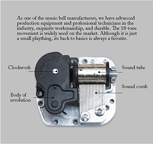 Aniic Music Box Retro mehanizam Klasična muzička kutija za žene za žene antikne gravirano muzičko kutija sa bravom