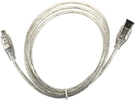 HQRP IEEE 1394 4Pin do 6pin kabelskog kabela kompatibilan sa Panasonic PV-GS250 PV-GS29 PV-GS300 PV-GS31