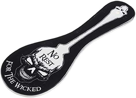 Alchemy of England No Rest For the Wicked Spoon Rest Black / White