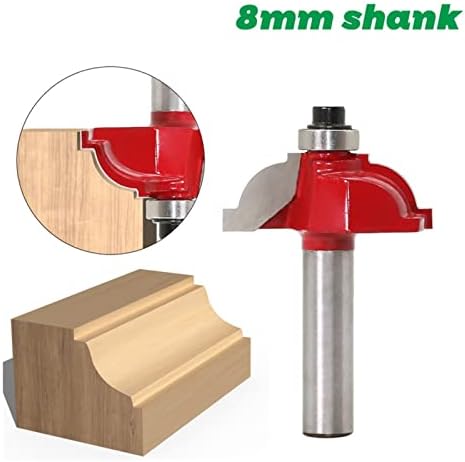 Lrjskwzc bitovi za Usmjerivače 1kom 8mm Shank Classic Cabinet Line nož Glodalica za obrezivanje drva Glodalica