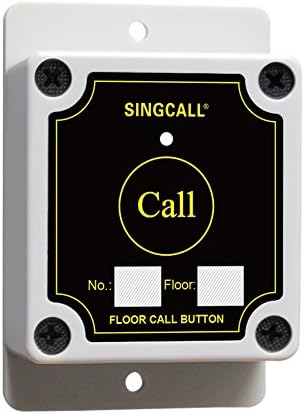 Pozivanje web lokacije za bežičnu mrežu Singcall, za lift za pozivanje, čašitelj jednim gumbom se