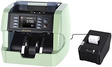 NUCOUN VC - 7g Green Bank Grade Money Counter Machine mješoviti apoen brojanja vrijednosti serijski