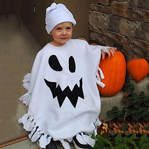 Duga košulja Outfit Toddler Baby Carton Tassel 3D Girls Halloween Kids Cloak + Hat Set Boys Boys Tops Boys