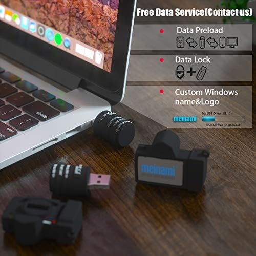 Meinami PVC kamera prilagođena USB fleš pogona Fotograf Palac pogon Personalizirani memorijski štap 4GB 100 pakovanje
