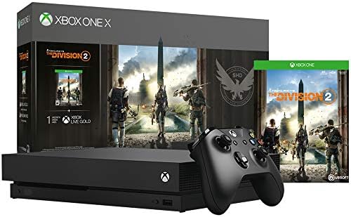 Microsoft Xbox One X Bundle 1 TB konzola s Tom Clancy's Division 2 + Xbox Bežični kontroler bijeli i