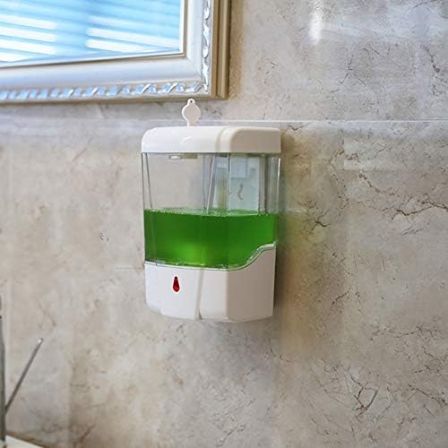 Yang1mn infracrvena sapuna za indukcijsku indukcijsku kutiju HOTEL WC ručna raspršivač sunčanog sapuna u kupaonici Zidni na zid-montiran, raspršivač sapuna 600ml 11 9,5 16,5cm