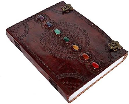 Rezervni dnevni list za obrtni kožni dnevnik Sedam čakra Srednjovjekovnog kamena reljefnog ručno