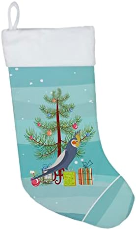 Caroline's bysures CK4498CS koktiel sretan božićni božićni čarapa, kamin Viseće čarape Božićna