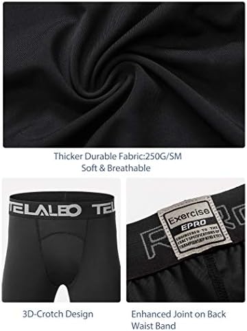 TELALEO 1/2/3 spakujte dečake ' omladinske kompresijske helanke pantalone hulahopke Atletski osnovni sloj za trčanje