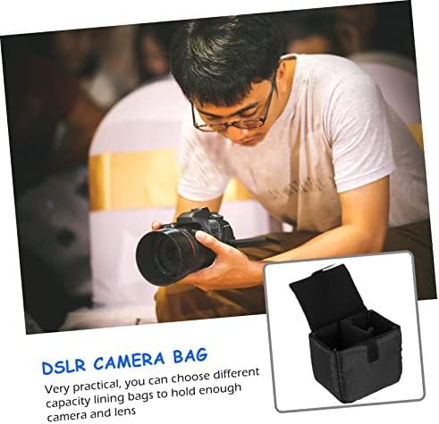 SOLUSTRE Crossbody torba za kameru torba Crossbody Instant otporna na udarce mala crna torbica za odlaganje