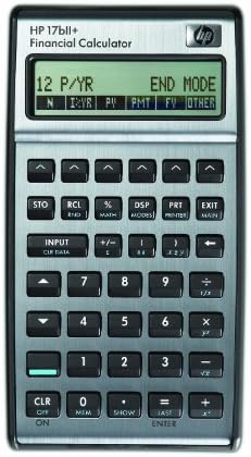 HP 17bii + financijski kalkulator, srebro