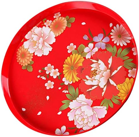 Cabilock Torta ukrašavanje kineskog vjenčanog posluživanja kolovoza okrugla crvena ploča ploča
