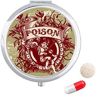 Opasnost Dijete Religon Muzički Uzorak Futrola Za Pilule Džepna Kutija Za Skladištenje Lijekova