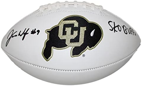 Juwann WinBree Autographed Colorado Buffaloes Logo Fudbal Sko Buffs 24295 - AUTOGREME FUMPOGOMET