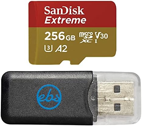 SanDisk Extreme 256GB MicroSD memorijska kartica radi sa Samsung Galaxy Tab Active4 Pro tabletom V30 A2 4K