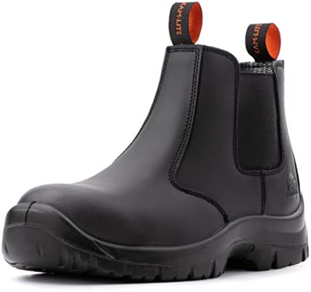 KAM-LITE radne čizme za muškarce S3, sigurnosne čizme, cipele od nauljene kože, prozračne lagane radne