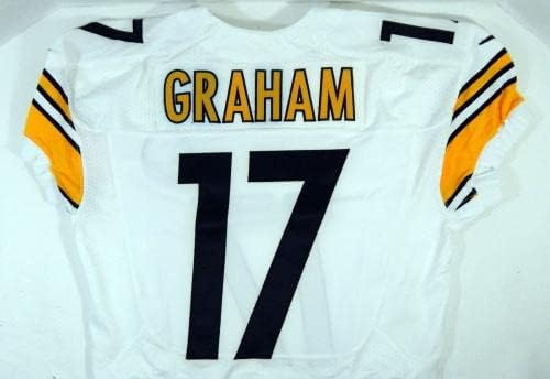 2013 Pittsburgh Steelers Shayne Graham # 17 Igra Izdana bijeli dres 44 DP21253 - Neintred NFL igra Rabljeni dresovi