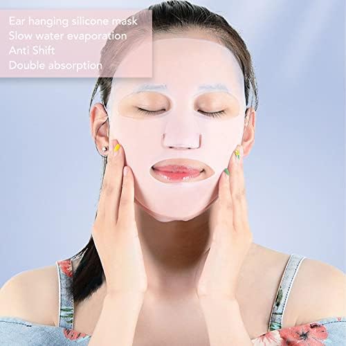 4kom silikonsko pakovanje za lice, hidratantna maska za višekratnu upotrebu poklopac silikonske