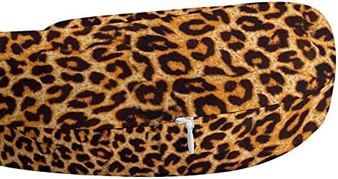 Animal Leopard Print Jastuk za memni pjenu PUTNI PUTNI PUTOVI PLAĆA U OBLIKU ZA PODRŠKU VRATE VRATE