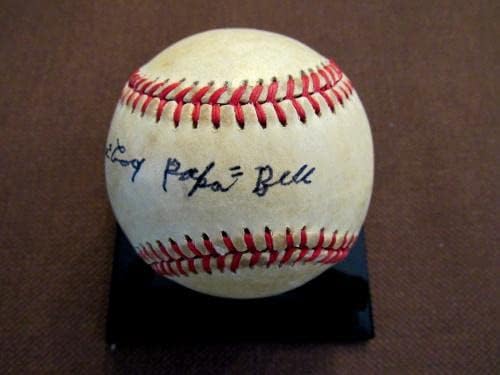 James Cool Papa Bell Stars Greys Hof potpisan auto vtg macphail oal bejzbol JSA - autogramirani bejzbol