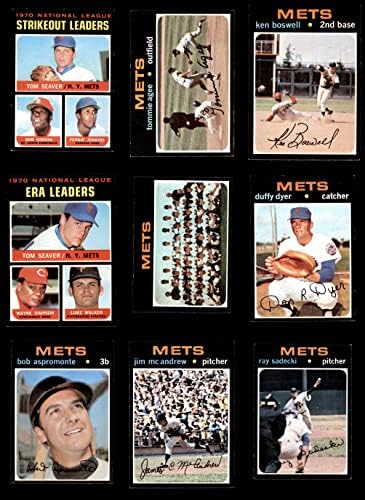 1971. TOPPS New York Mets Team Set New York Mets NM Mets