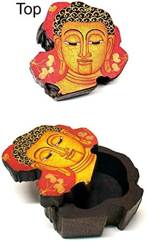 Oslikana kineska drvena kutija / kineski pokloni za žene / oslikana kineska drvena kutija - Buda