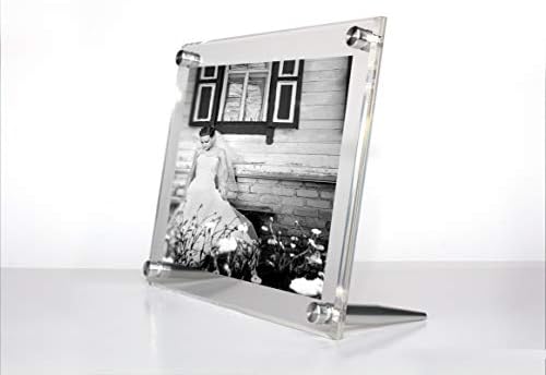 Wexel Art 7x9-inčni Diamond polirani beveled Edge Framing Grade akril stola plutajući okvir