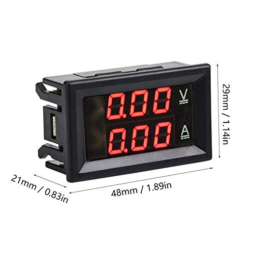 Digitalni voltmeter Ammeter 3-znamenkasti DC 0-100V 50A / 100A voltmeter Ammeter mjerač dual