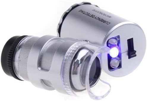 SHOMEX najmanji 60x mikroskop 2 LED svjetlo za oči Mini Lupa za oči sa UV svjetlom