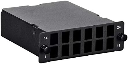 Monoprice 12-port HD MPO kaseta LC DUPLEX 2MPO, jednostavan za instalaciju, koristite sa praznim pločama
