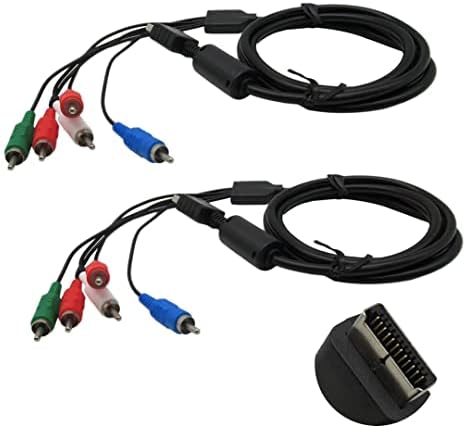 NGHTMRE HD komponenta RCA AV Video-Audio kabl 180 cm / 6FT 2kom za SONY Playstation 2 3 PS2 PS3