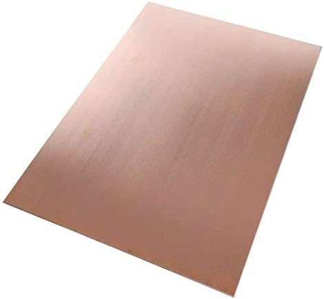 YIWANGO čisti Bakar metalni lim folija ploča 2 x 100 x 100 mm rezana bakarna metalna ploča čisti bakarni lim