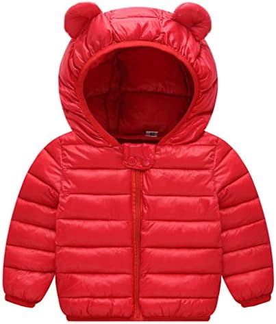 Mousmile novorođene dječje dječake Djevojke Puffer jakna zima topla pamučna podstavljena jakna medvjedi uši kaputa sa kapuljačom
