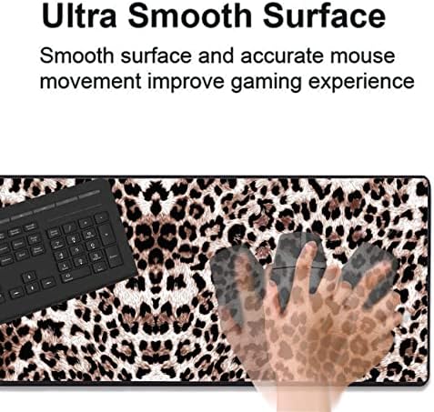 CharmLife Proširena igra Mouse Pad + Podrška za ručne ručne mat + izdržljiva velika vodootporna gumena gumena