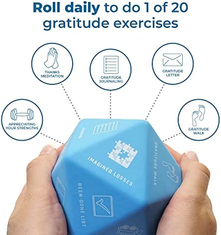 Dnevnik zahvalnosti i 20 jednostranih kockica zahvalnosti sa svakodnevnim vježbama zahvalnosti -