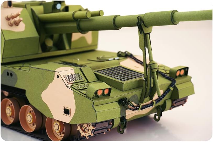 TECKEEN 1: 35 Kina PLZ-05 samohodna haubica papirni Model simulacije borbenog automobila vojni naučni izložbeni Model