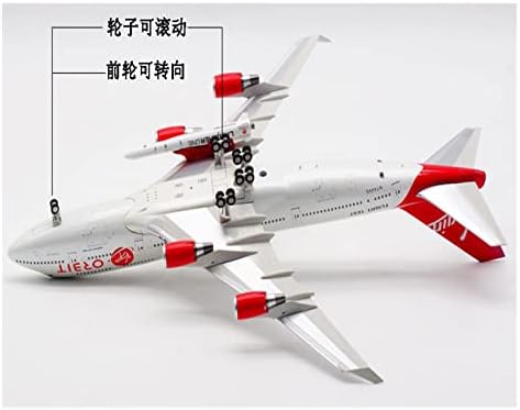 APLIQE modeli aviona 1: 200 za Virgin Atlantic avione B747 B747-400 N744vg Model sa grafičkim displejom za prikupljanje aviona baznog stajnog trapa