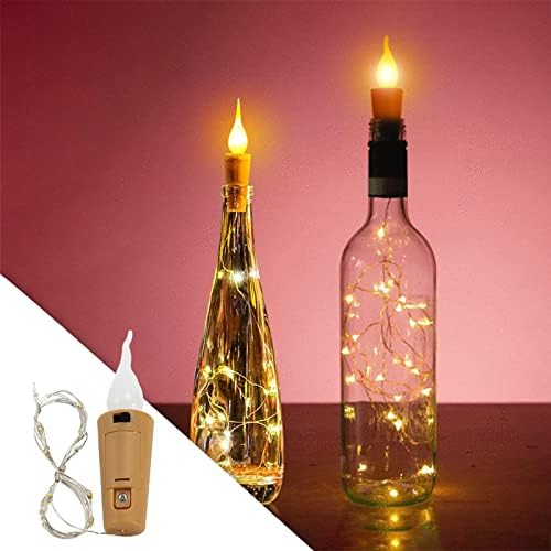 FUTENI Warm Candle Head boja LED Party Cork Božić baterija boca vjenčanje žičana svjetla u obliku