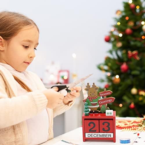 Božić dekoracije drvena stabla kalendar odbrojavanje za djecu Desktop Ornamenti čišćenje Ornament