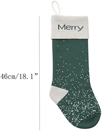 Xios Božićna dekoracija 2022 čarape Sack Dekoracija Božićna čarapa Poklon Kling čarape Pack Sock Ornament Set