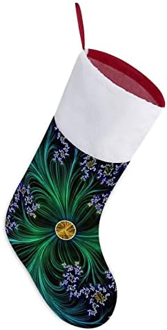 Psihodelic i trippy pozadine Božićne čarape Xmas Tree Kamin Viseći čarape sa kratkim ukrasom plišanog