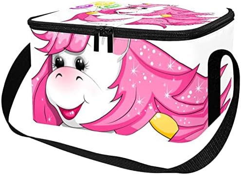 JAVENPROEQT Unicorn slatka Bijela izolovana Školska kutija za ručak za tinejdžere i djevojčice, izdržljiva kutija za ručak za pakovanje toplih ili hladnih grickalica za školska Radna putovanja