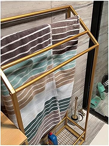 WXXGY Slobodni držač ručnika sa stalak za polica za ručnik za ručnik za kupatilo od nehrđajućeg čelika
