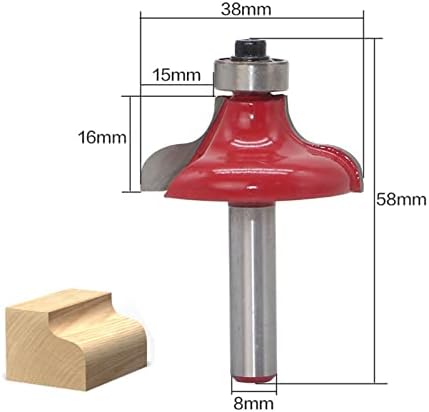 ZSBLXHHJD bitovi za Usmjerivače 1 Paket 8mm drška skakač žičani nož Karbidno formiranje usmjerivača svrdlo za oblačenje drva mlinovi za obradu drveta električni alati