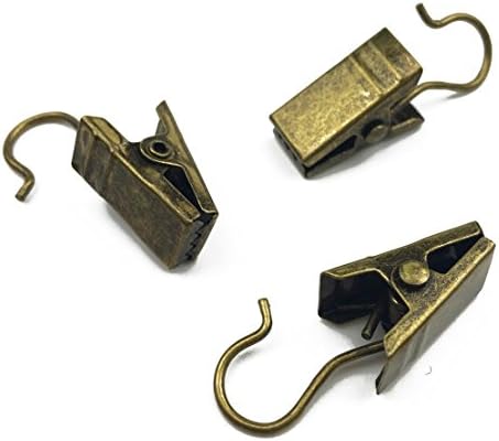 Hyamass 50kom metalne kopče za kuke viseća vješalica za zavjese vješalica držač žice dekoracija