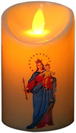 Ailidon AN914 5pcs Isus Christ Svijeće LED lampica LED krastavice Romantična lagana lagana kreativna elektronska